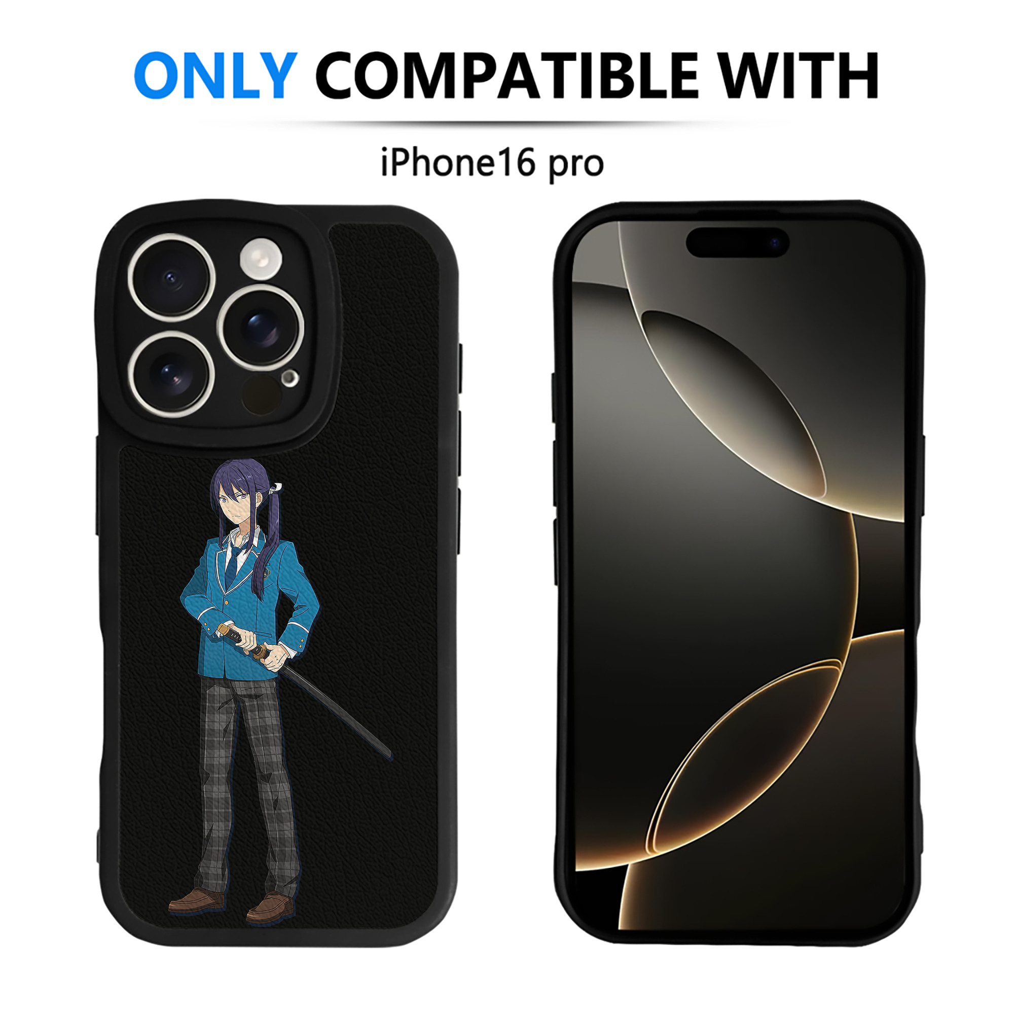 （画像用） あんさんぶるスターズ! Ensemble Stars 【iPhone 16シリーズ対応】シリコンスマホケース（レザー調） 材質：シリコン